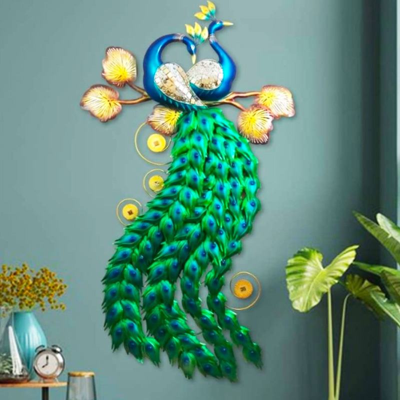 Wrought-Iron-Peacock-Multicolour