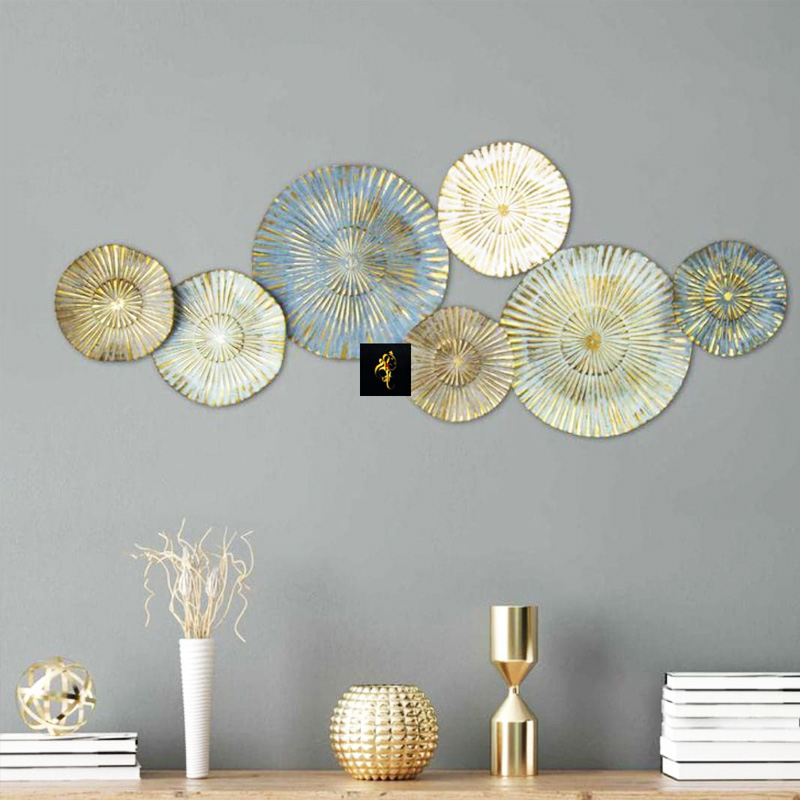 Multicolor Metal Wall Art