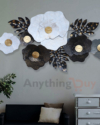 AnythingBuy Floral Metal Wall Art