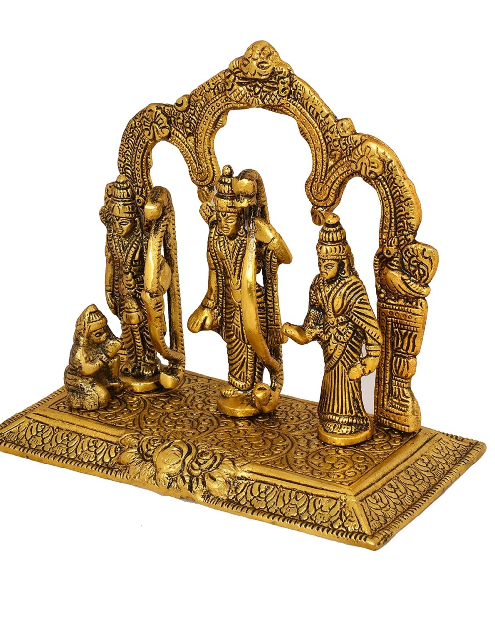 Ram Darbar Idol Gold Metal Statue